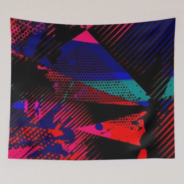 Item preview, Fantastic Color Triangles Lines designed and sold by MusicSkateboard.