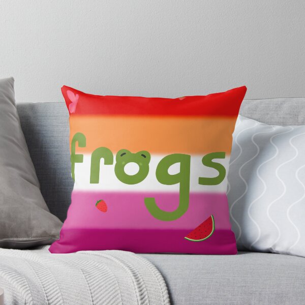 Item preview, Frogs lesbian flag designed and sold by artemisizzy.