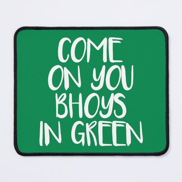 Item preview, COME ON YOU BHOYS IN GREEN, Glasgow Celtic Football Club White Text Design designed and sold by MacPean.