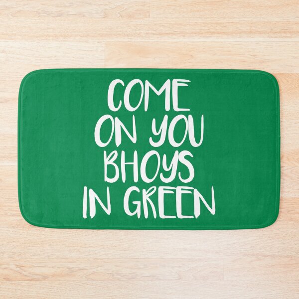 Item preview, COME ON YOU BHOYS IN GREEN, Glasgow Celtic Football Club White Text Design designed and sold by MacPean.