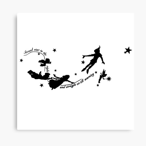 Second Star Peter Pan Canvas Print