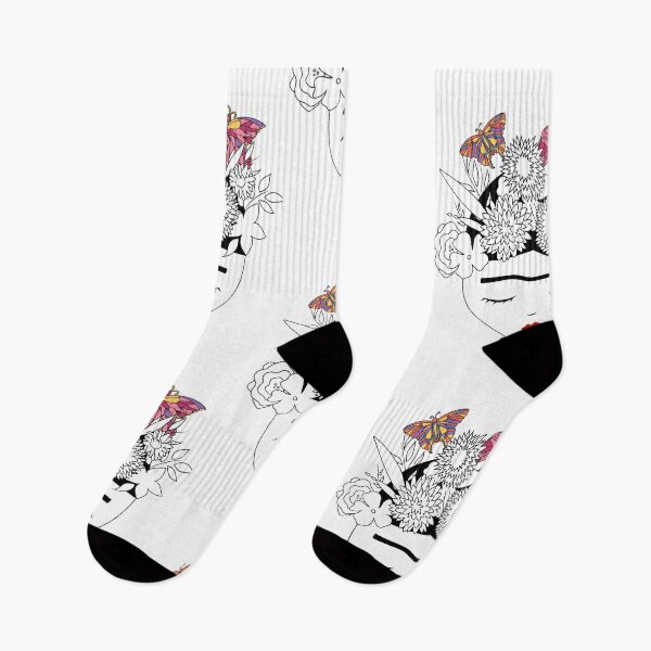 Item preview, Frida's world of flowers and butter flies T-shirt and more ! designed and sold by DixieArt.