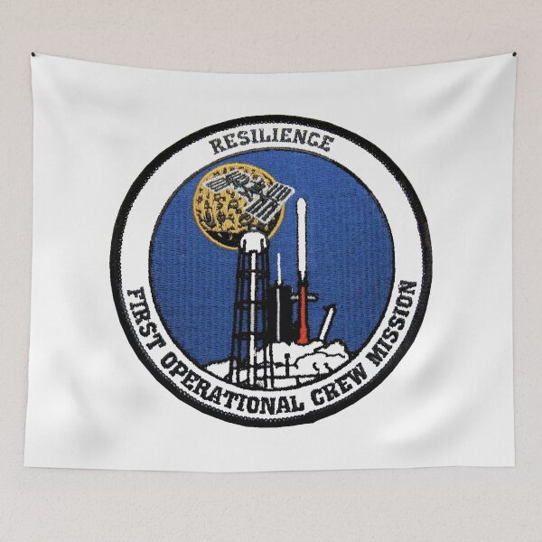 Item preview, Resilience - Space X Crew 1 Vehicle Logo designed and sold by Nikki SpaceStuffPlus.