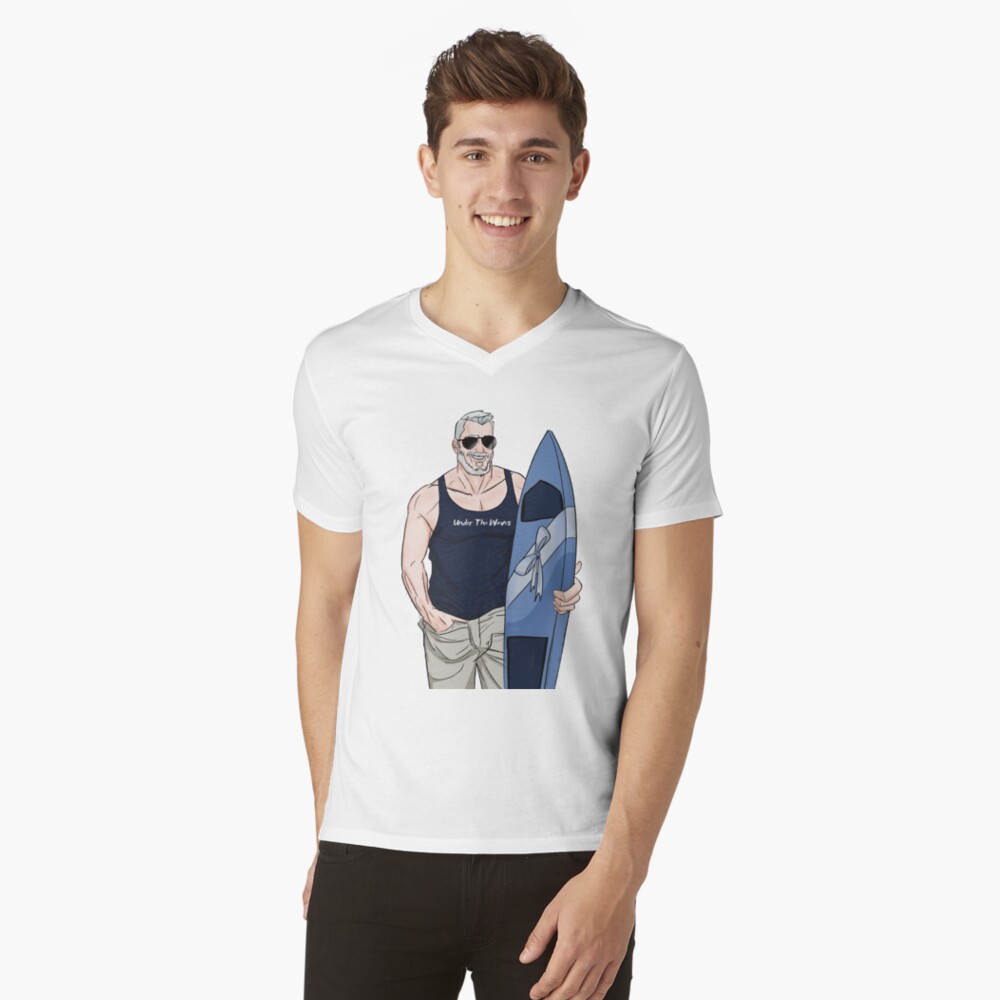 Item preview, V-Neck T-Shirt designed and sold by UnderWaves.