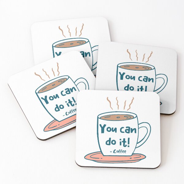Item preview, You Can Do It Coffee Helps For Motivation designed and sold by StickerbashCo.