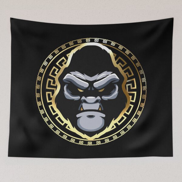 Item preview, Ape Nation Black Gold Greek Keys designed and sold by Yiorgos Designs.