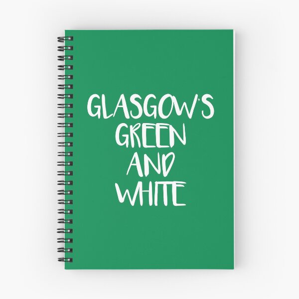 Item preview, GLASGOW'S GREEN AND WHITE, Glasgow Celtic Football Club White Text Design designed and sold by MacPean.