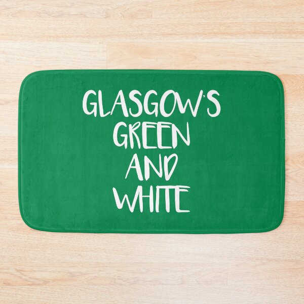 Item preview, GLASGOW'S GREEN AND WHITE, Glasgow Celtic Football Club White Text Design designed and sold by MacPean.