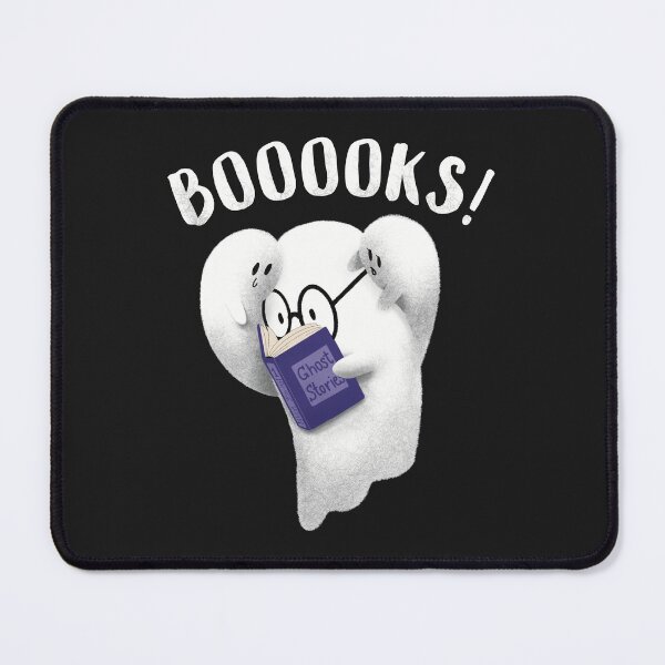 Item preview, Booooks! - Cute Ghost Reading The Book - Funny Book Lover designed and sold by ShyOwlet.