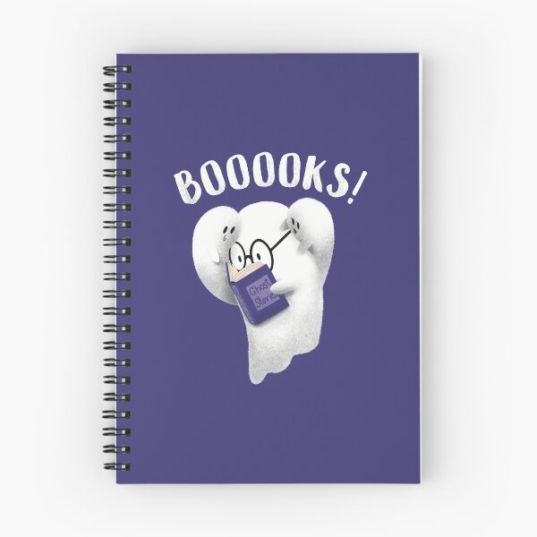 Item preview, Booooks! - Cute Ghost Reading The Book - Funny Book Lover designed and sold by ShyOwlet.