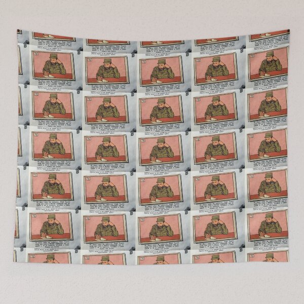 Item preview, Fidel Castro cigarette card  designed and sold by Alastair McKay.