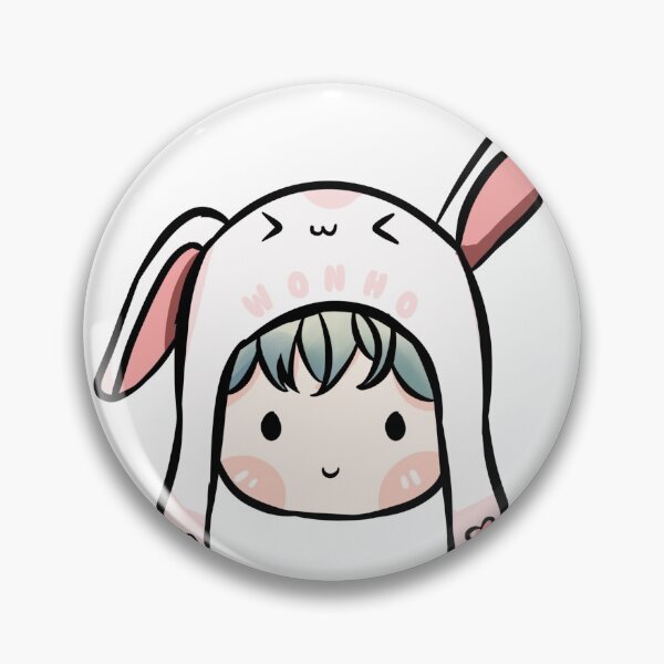 Item preview, Monsta X Bunny Wonho Chibi Sticker designed and sold by Chiseichii.