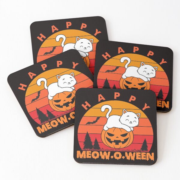 Item preview, HAPPY MEOW O WEEN designed and sold by teemaker24.