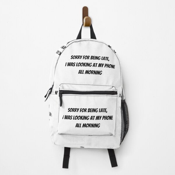 Item preview, Sorry for being late - Late funny humour quotes designed and sold by Witfulwisdom.