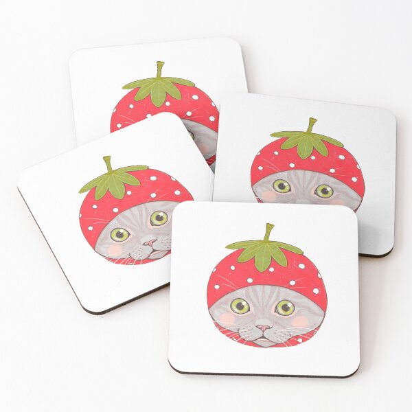 Item preview, Strawberry Cat designed and sold by Kirsike.