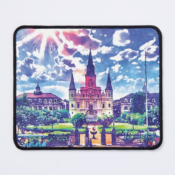 Item preview, New Orleans French Quarter Colorful Watercolor designed and sold by StudioBlack.