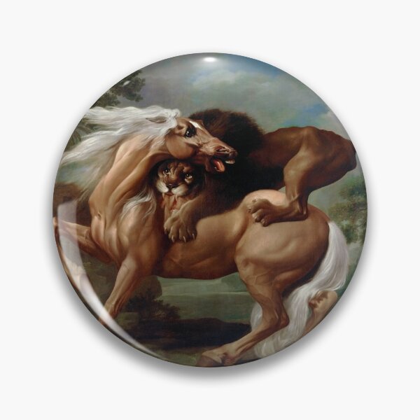 Item preview, A Lion Attacking a Horse designed and sold by tony4urban.