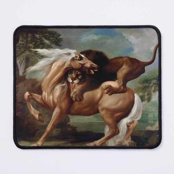 Item preview, A Lion Attacking a Horse designed and sold by tony4urban.