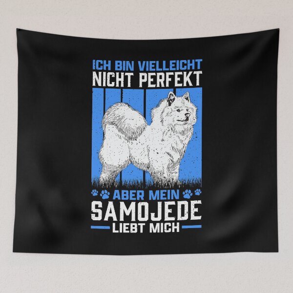 Item preview, Samoyed loves me sled dog Samojedenspitz designed and sold by madgrfx.