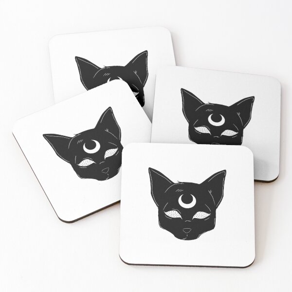Item preview, Black lunar cat cult designed and sold by YerrouDesing.
