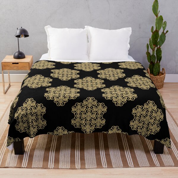 Item preview, Gold and Black Fancy Pattern designed and sold by mrtraz.