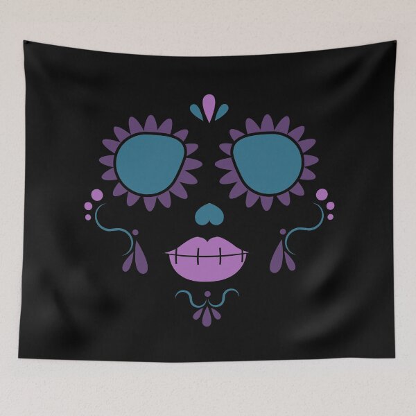 Item preview, Sugar skull cute face designed and sold by Seoul26.