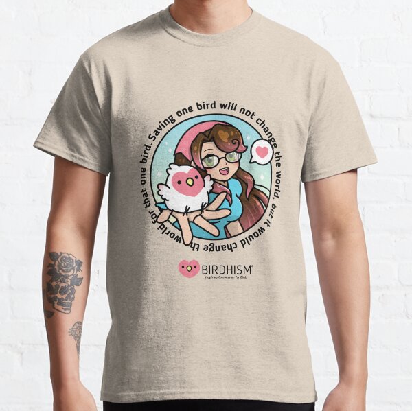 Chibi Jen & Magical Bird Cody the Lovebird Classic T-Shirt
