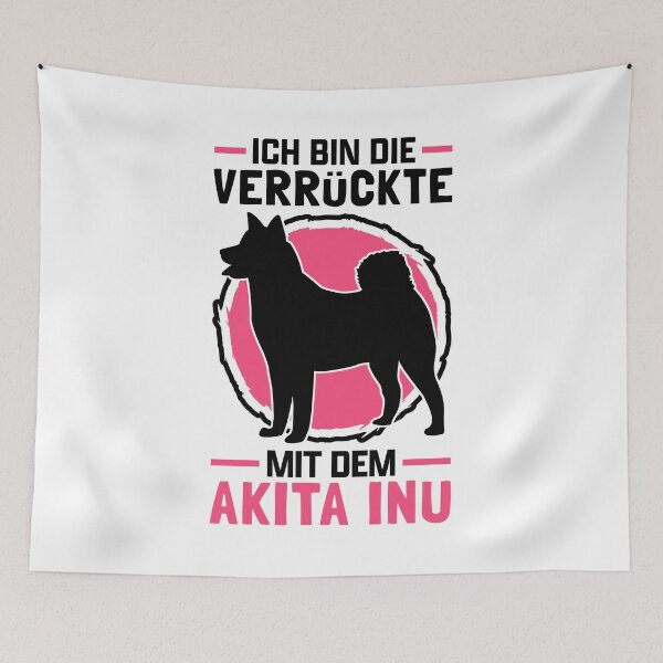 Item preview, Crazy Akita Inu Japanese dog owner designed and sold by madgrfx.