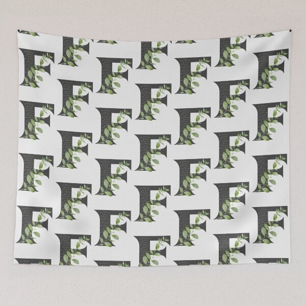 Item preview, Follow Your Dream with F Botanical Letter| Perfect Gift designed and sold by Cane Matha.