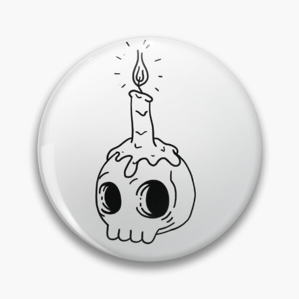 Item preview, Melted Candle on Skull Design designed and sold by DaneSmrs.