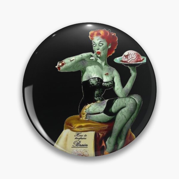 Item preview, Pin Up Girl Zombie Halloween Day Of The Dead designed and sold by AlexaTees.