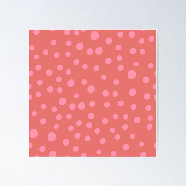 Item preview, Sun Spots in Rose Glasses- Block print organic polka dot designed and sold by wildhunt.