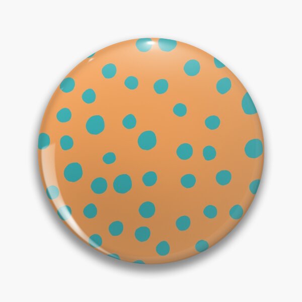 Item preview, Sun Spots in Tangy - Block print organic polka dot designed and sold by wildhunt.