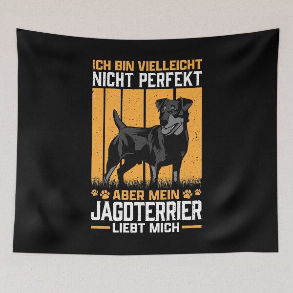Artikelvorschau, Mein Deutscher Jagdterrier liebt mich Jäger Spruch entworfen und verkauft von madgrfx.