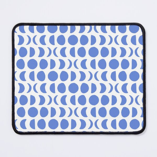 Item preview, Clear Night in Pool Water - Block print moon phase pattern designed and sold by wildhunt.