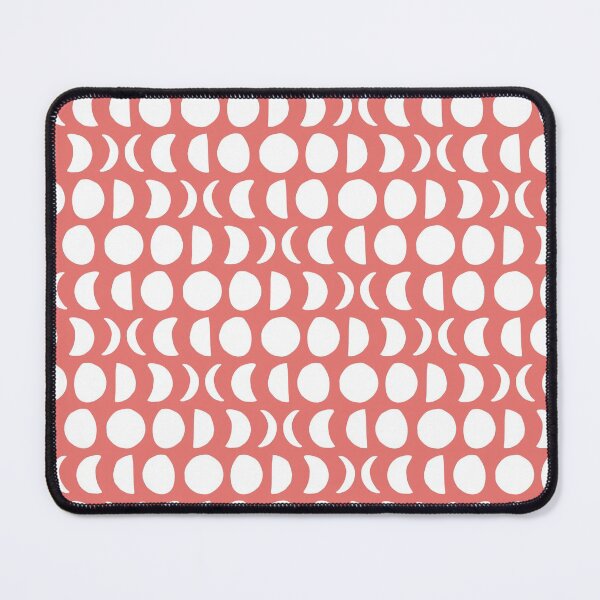 Item preview, Clear Night in Tangy - Block print moon phase pattern designed and sold by wildhunt.