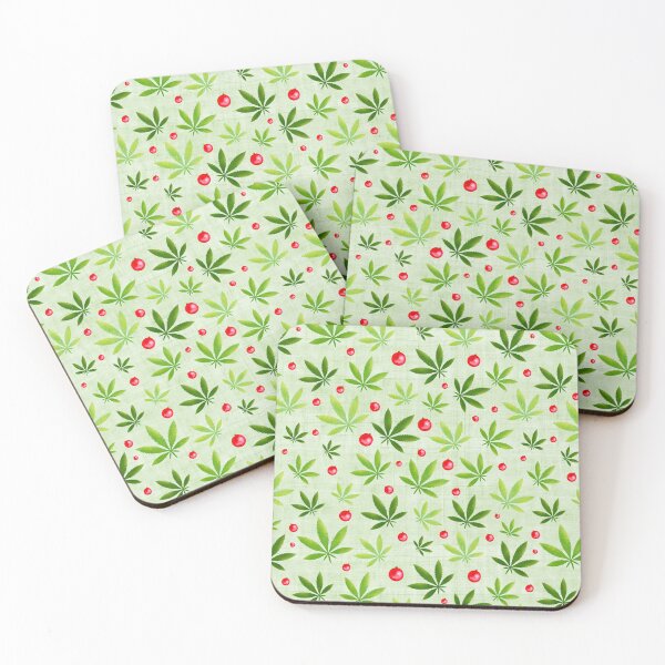 Item preview, Weed te desea una feliz Navidad Deseos humorísticos de marihuana designed and sold by KrisInStitches.