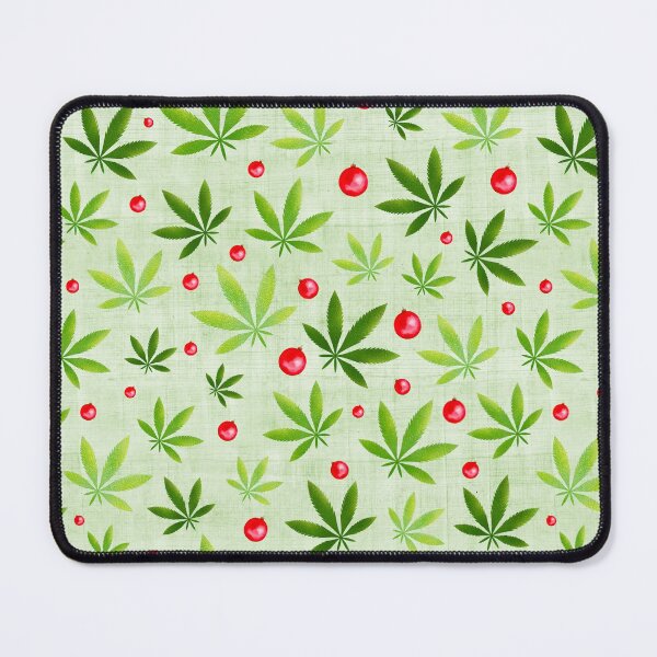 Item preview, Weed Wish You a Merry Christmas Humorous Marijuana Wishes designed and sold by KrisInStitches.