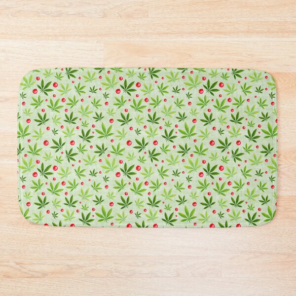 Item preview, Weed Wish You a Merry Christmas Humorous Marijuana Wishes designed and sold by KrisInStitches.