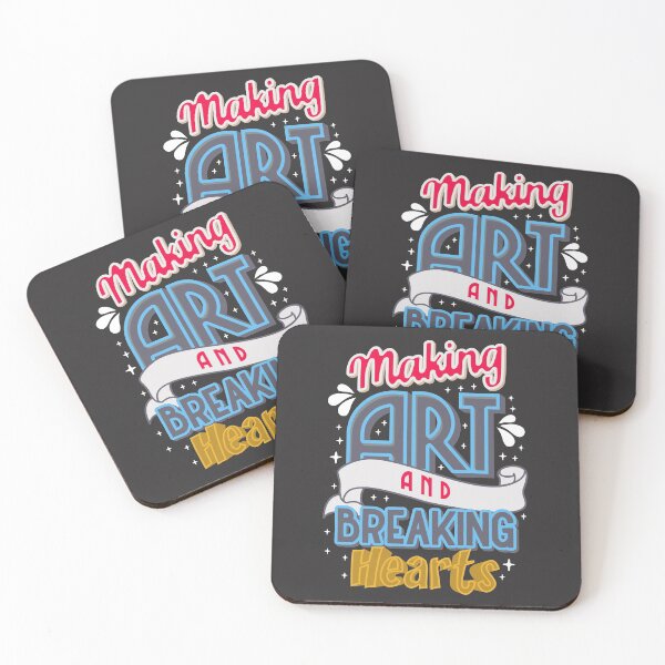 Item preview, Making Art and Breaking Hearts designed and sold by Eamali.