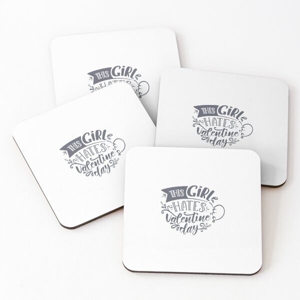Item preview, This Girl Hates Valentine's Day Anti-Valentine's Day designed and sold by Open Canvas.