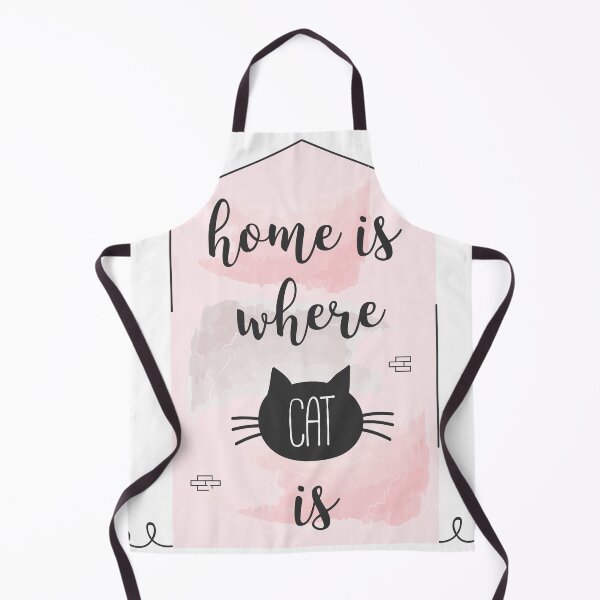 Item preview, Home Is Where Cat Is Cute Quote designed and sold by ThisIsMugLife.