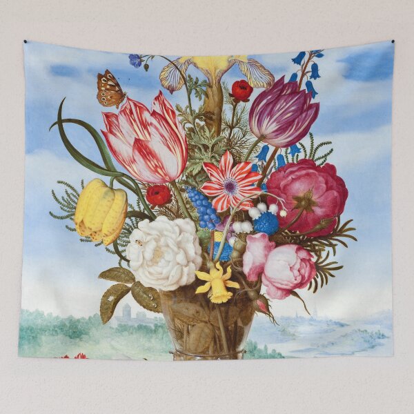 Item preview, Bouquet of Flowers on a Ledge designed and sold by tony4urban.
