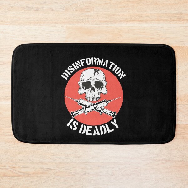 Item preview, Disinformation is Deadly Skull and Crossbones designed and sold by funnytshirtemp.