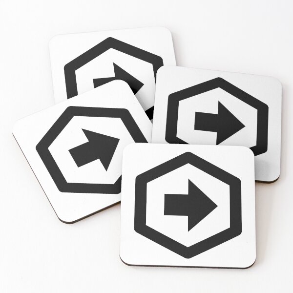Item preview, MDI Arrow Right Bold Hexagon Outline designed and sold by GnarlyFurtardo.