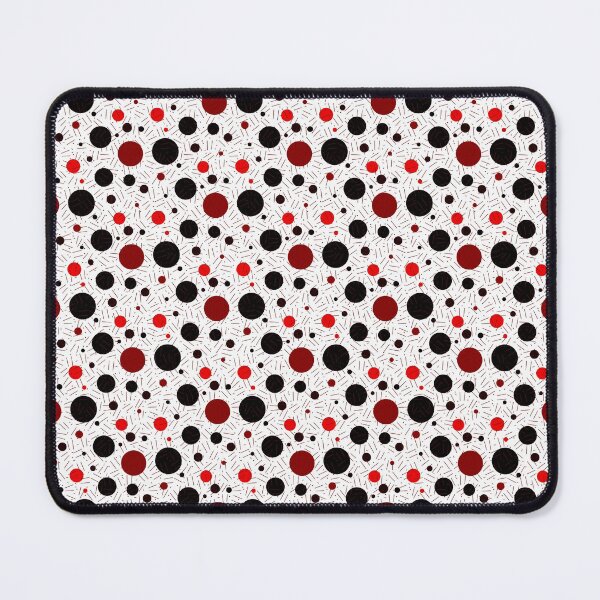 Item preview, Colorful red dots with dashes designed and sold by MC Art Studio.