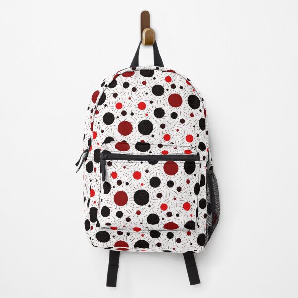 Item preview, Colorful red dots with dashes designed and sold by MC Art Studio.