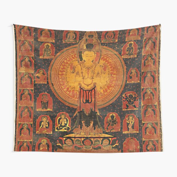 Aperçu de l'œuvre Mandala 73 Mille Armés Chenresi Avalokiteshvara créée et vendue par GuyBlank.