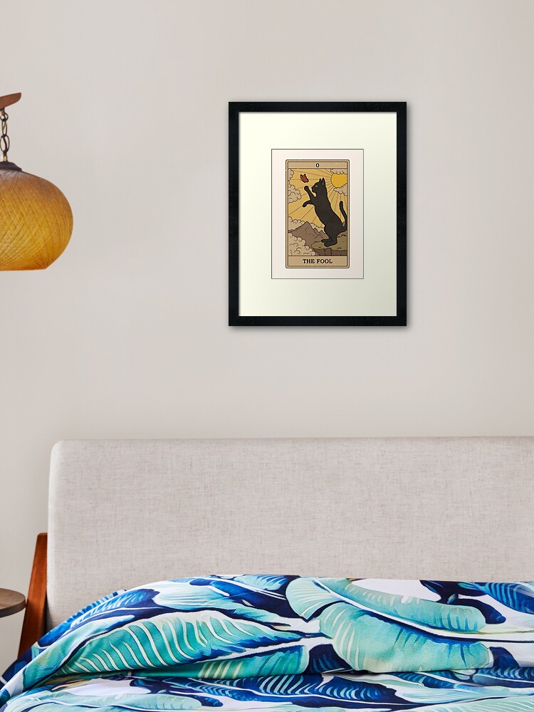 Thumbnail 1 of 7, Framed Art Print, The Fool designed and sold by thiagocorream.