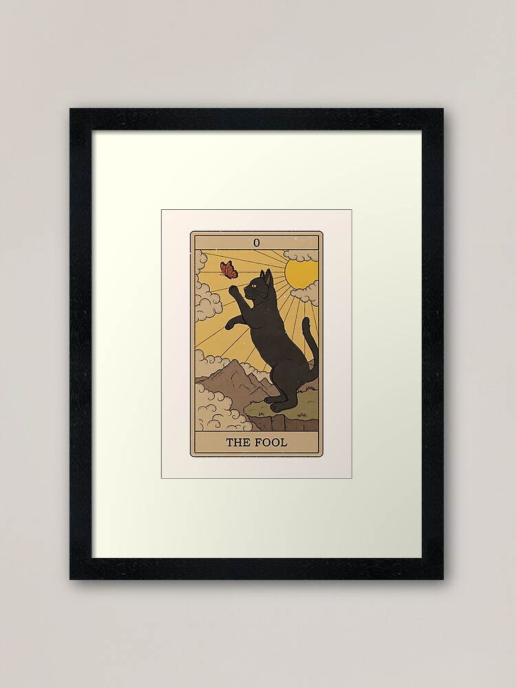 Thumbnail 2 of 7, Framed Art Print, The Fool designed and sold by thiagocorream.